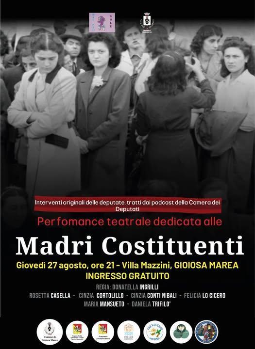 10, 100, 1000 donne per la pace : performance teatrale dedicata alle Madri Costituenti (inizio ore 21:00)