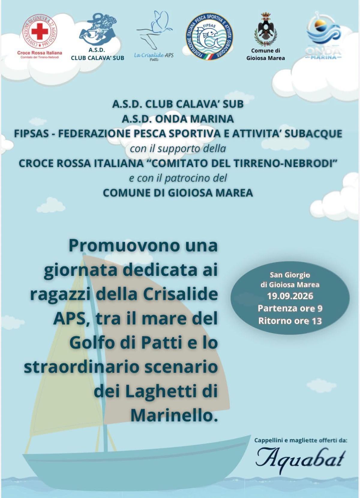Giornata dedicata ai ragazzi della Crisalide APS (dalle 9.00 alle 13.00)