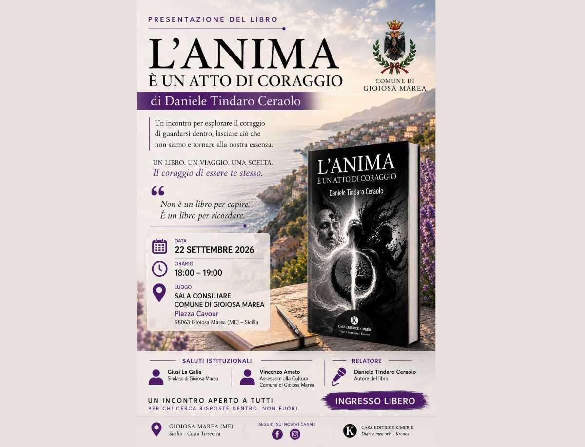  L'anima è un Atto di Coraggio-Di Daniele Tindaro Ceraolo (Inizio ore 18.00)