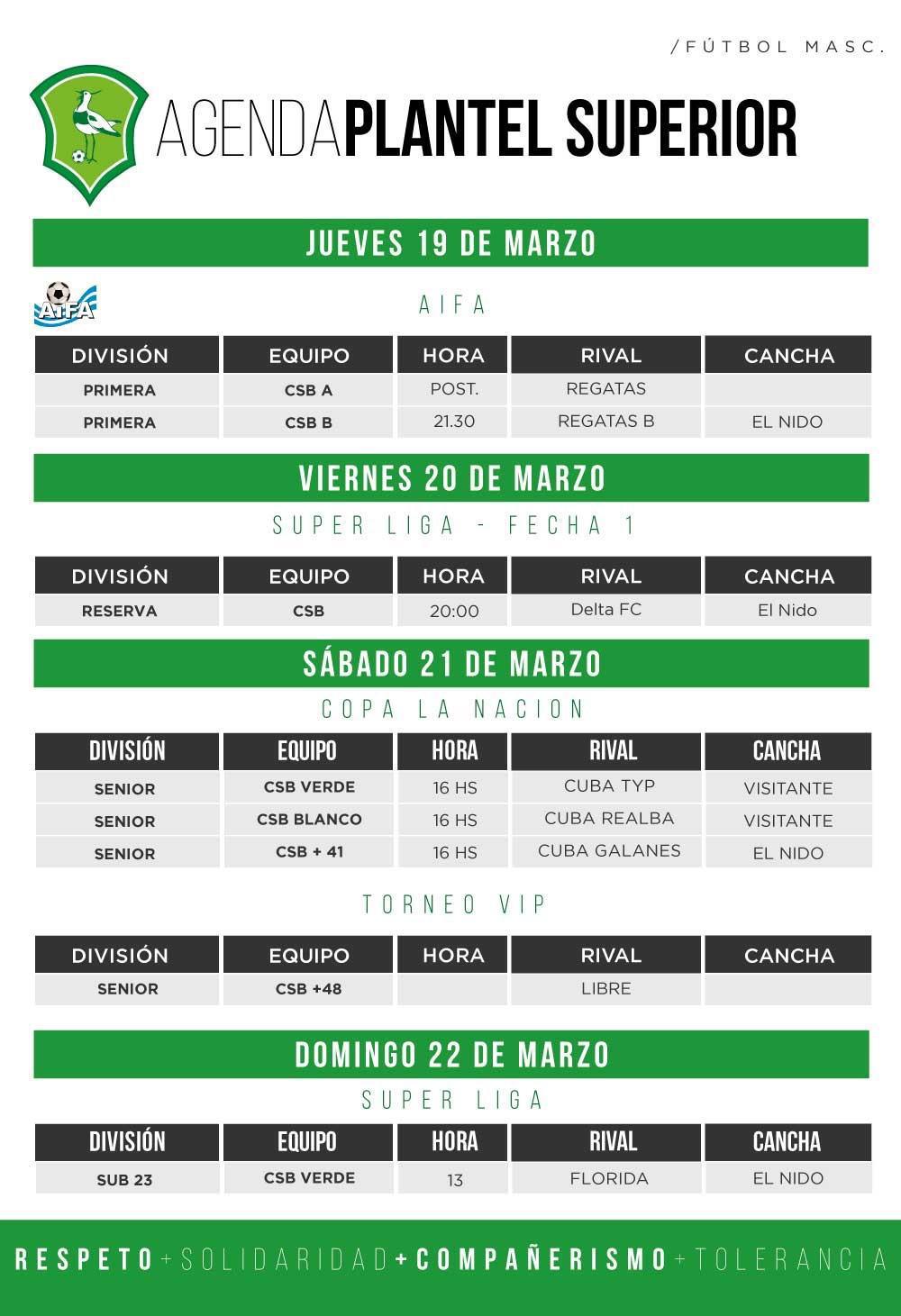 Agenda del fin de semana