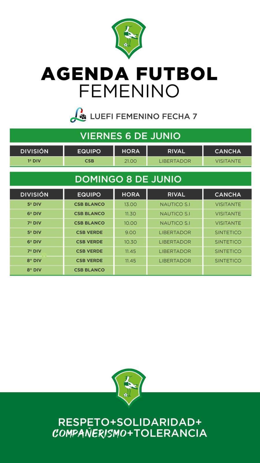 Agenda futbol