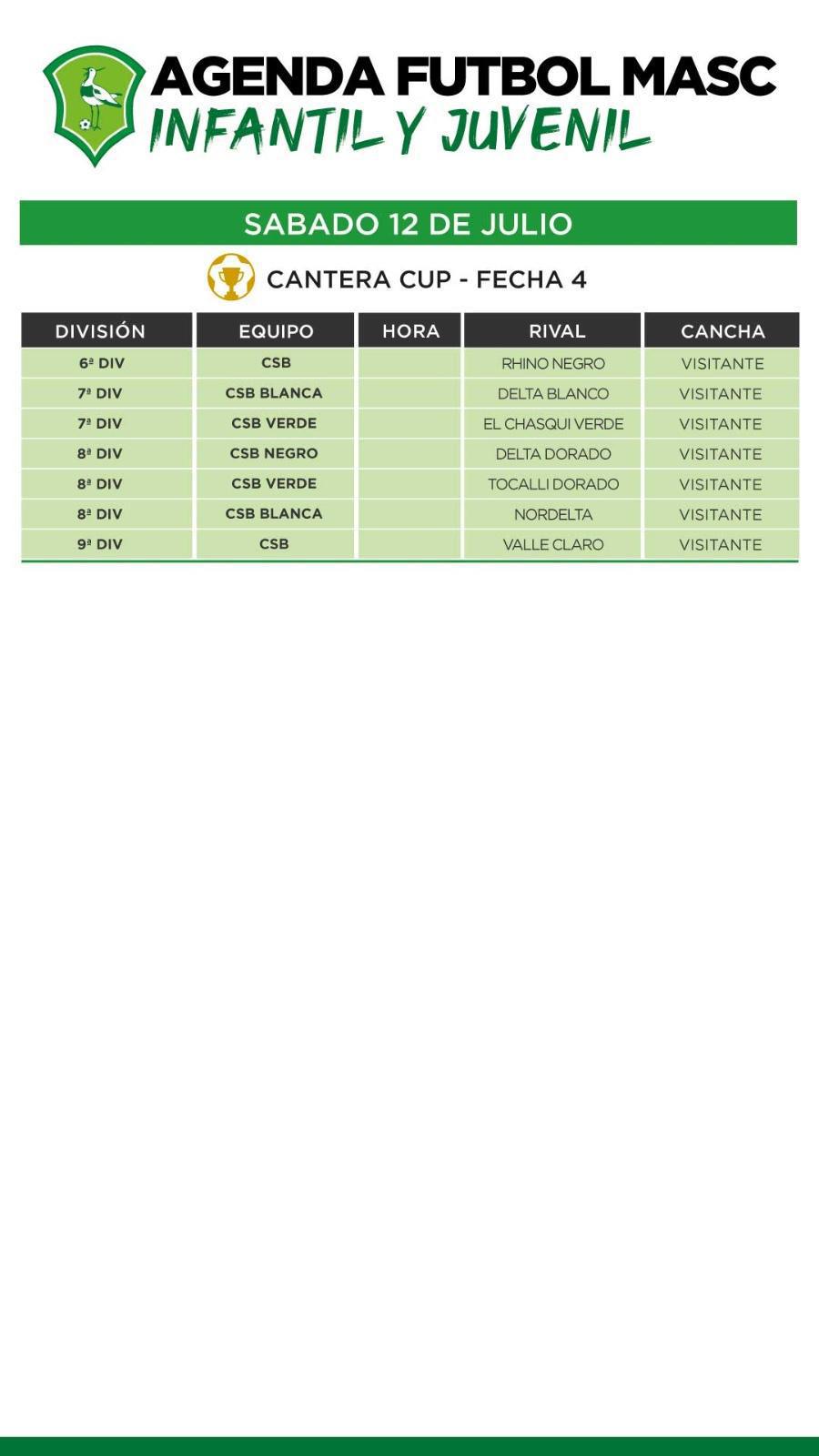 Agenda futbol