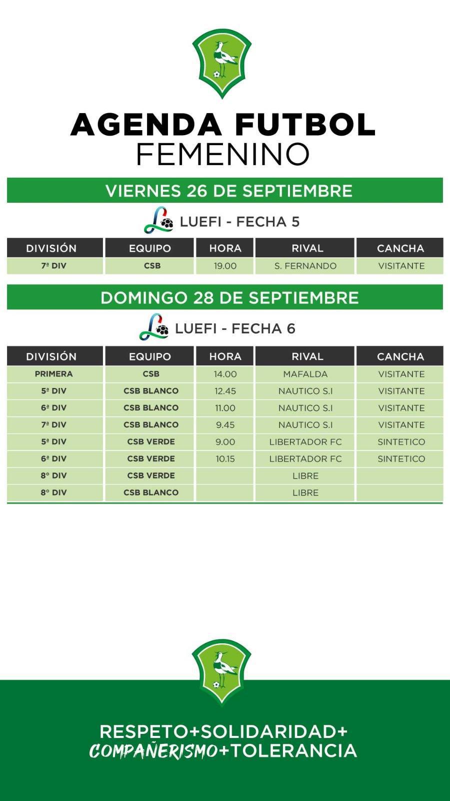 Agenda futbol