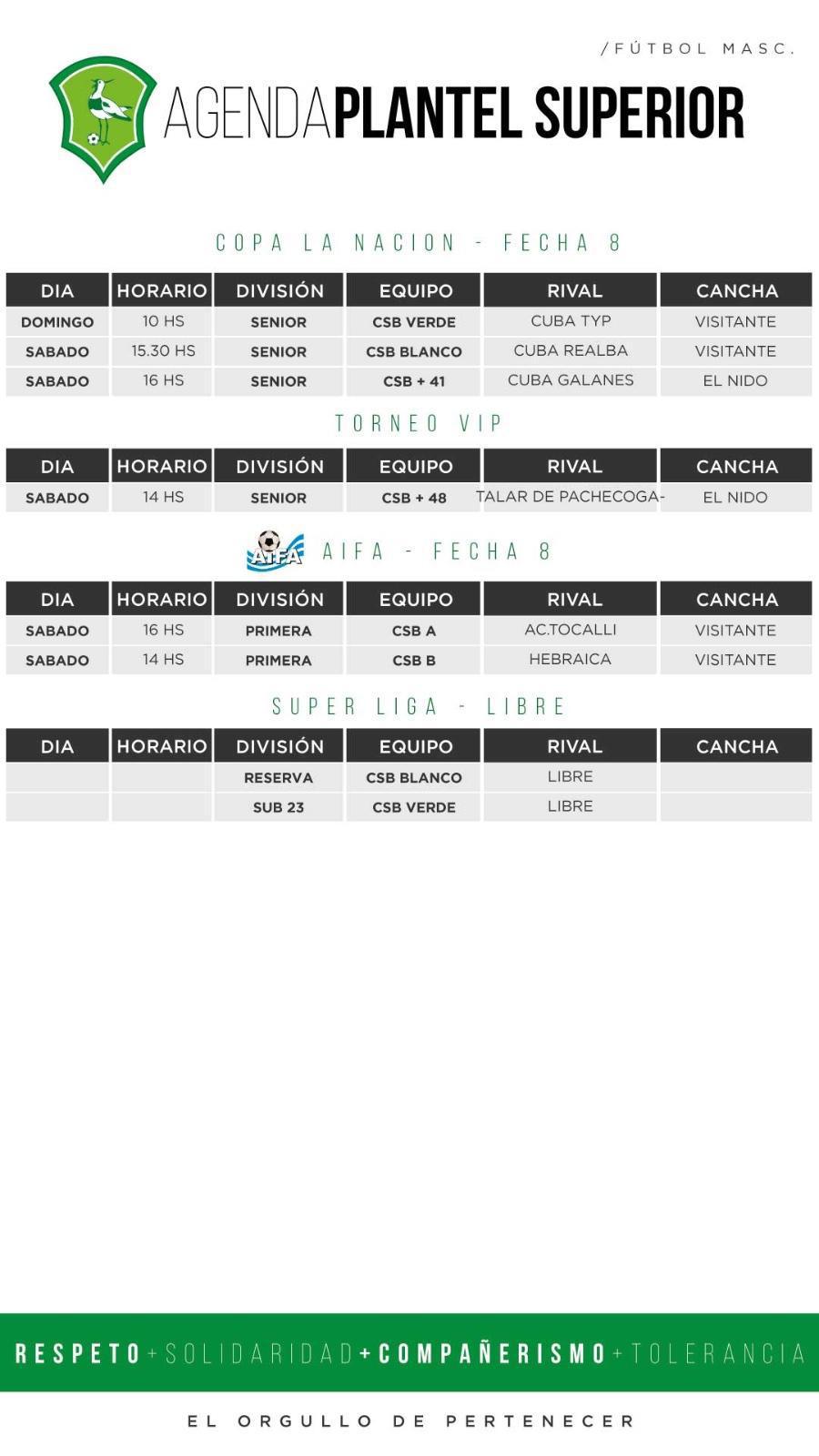 Agenda futbol