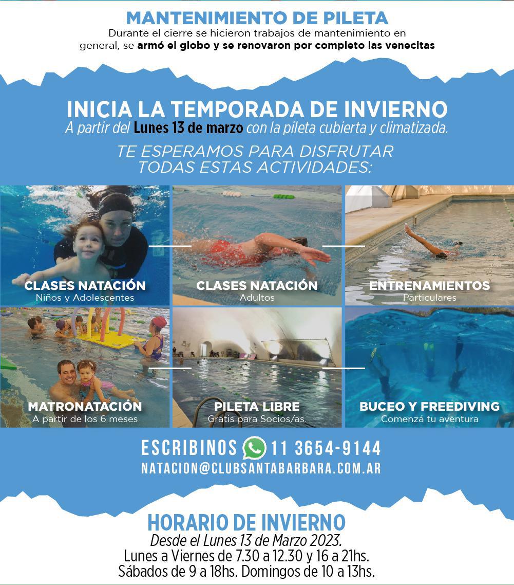 🏊‍♀️ Pileta 2023: Arrancamos el año renovados