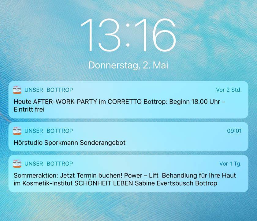Push-Nachrichten: Ihr direkter Draht zum Kunden! Push-Nachrichten: Ihr direkter Draht zum Kunden!