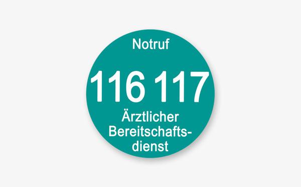 116 117  Ärztlicher Bereitschaftsdienst  |  bundesweit