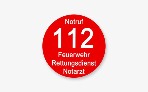112   NOTRUF: Feuerwehr - Rettungsdienst - Notarzt  |  bundesweit