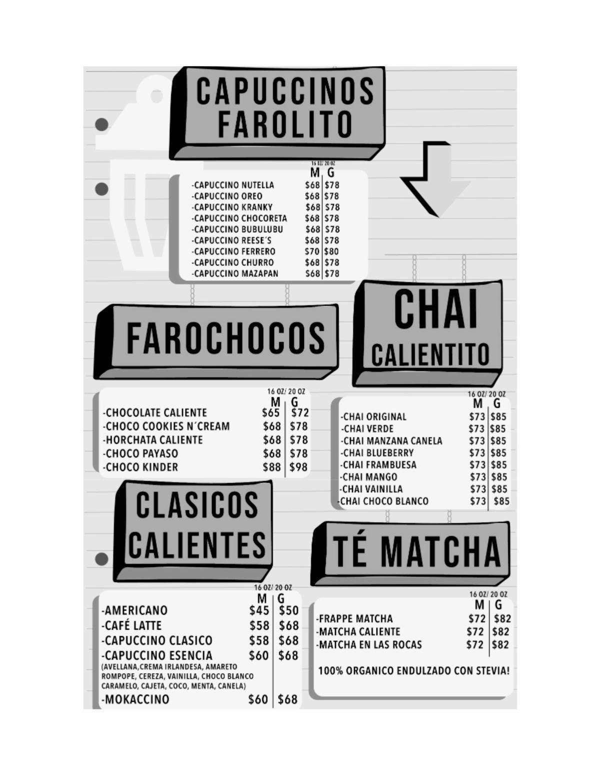 Farolito Aventurero Café