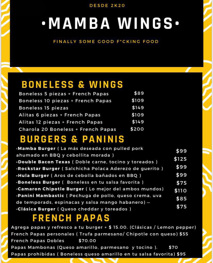 MAMBA WINGS