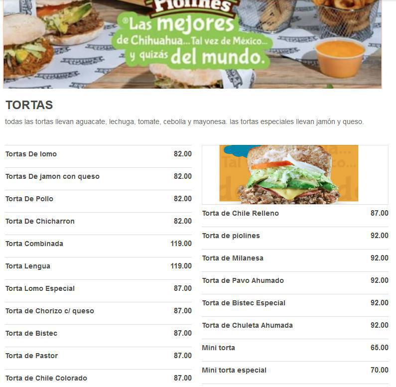 Tortas Piolines