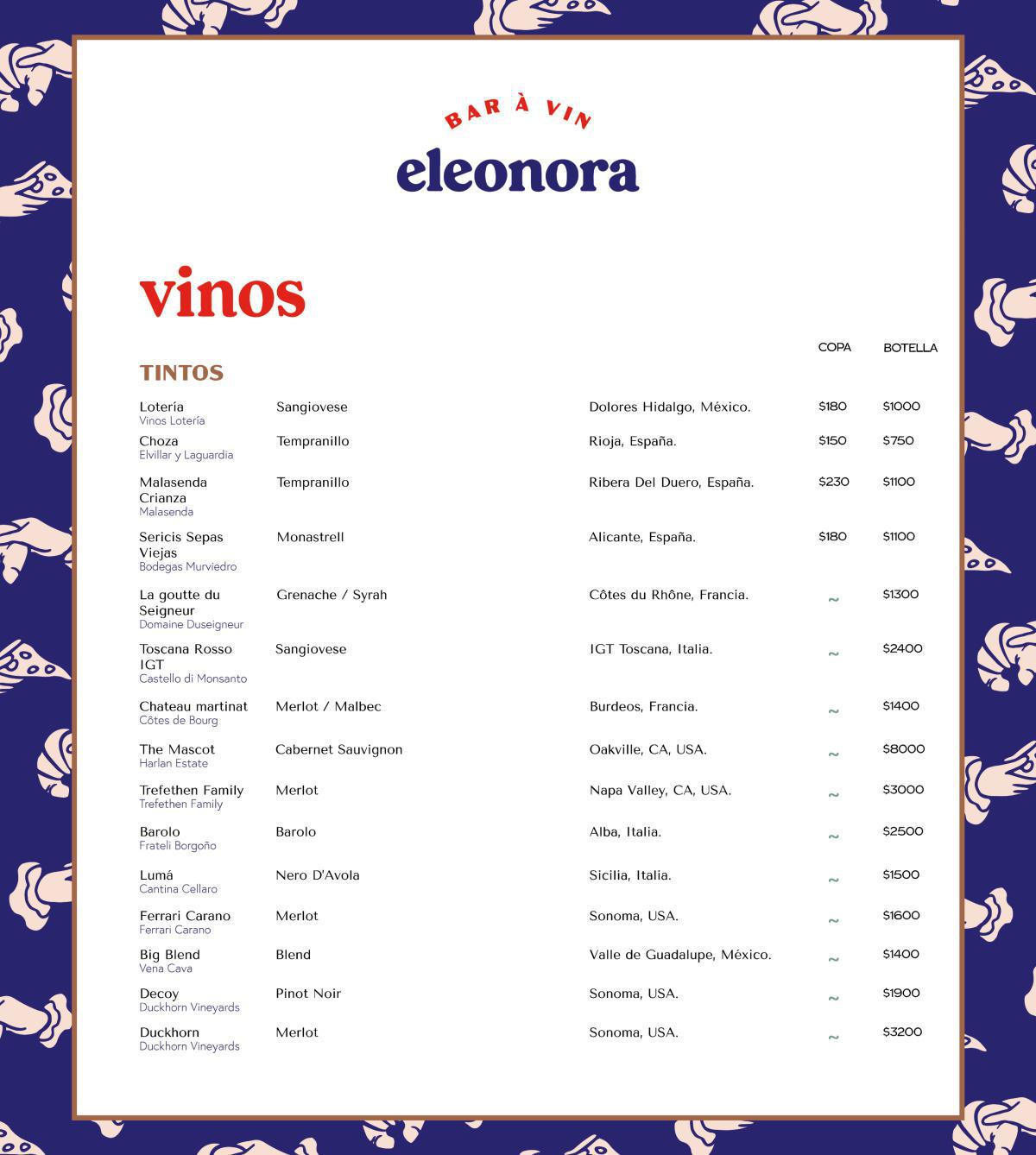 Eleonora bar á vin