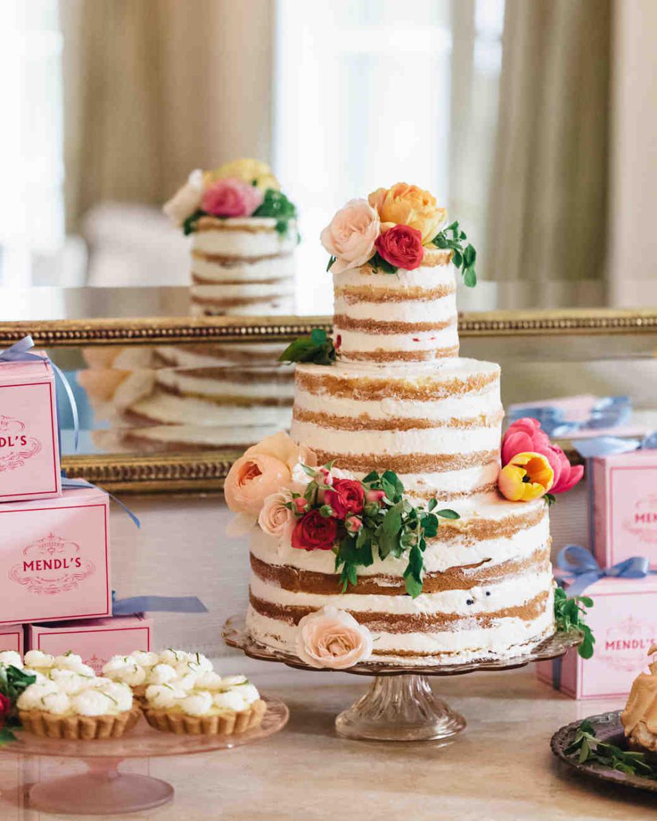 Naked Cakes: Pasteles de Boda al Desnudo