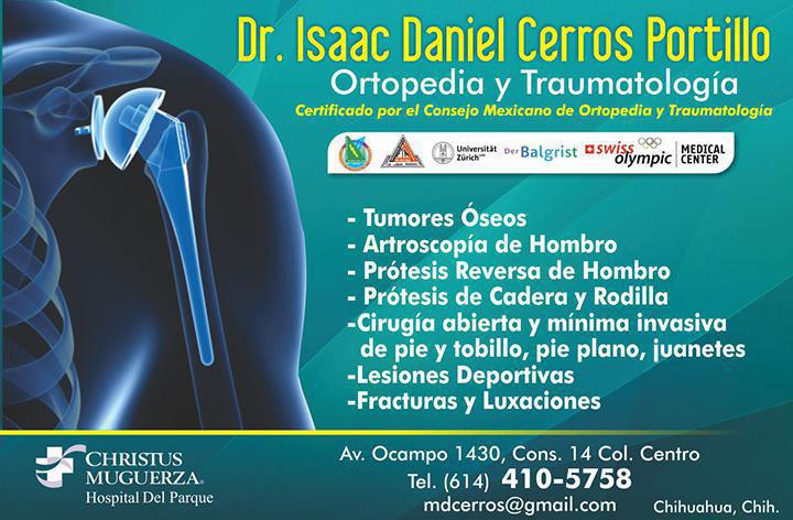 Dr. Isaac Daniel Cerros Portillo Dr. Isaac Daniel Cerros Portillo
