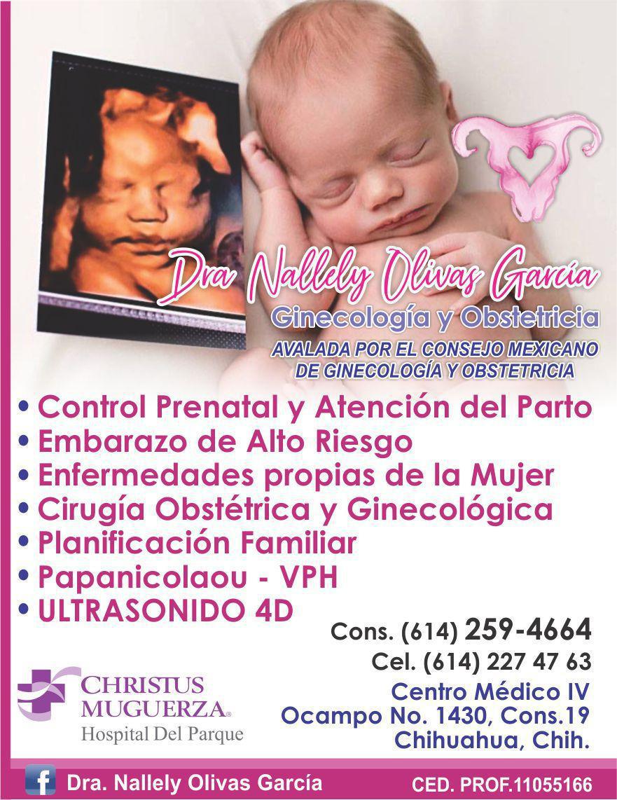 Dra. Nallely Olivas García  Dra. Nallely Olivas García
