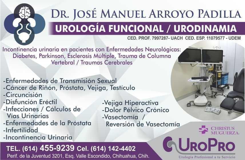 Dr. José Manuel Arroyo Padilla Dr. José Manuel Arroyo Padilla