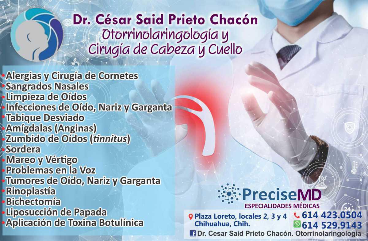 Dr. César Said Prieto Chacón Dr. César Said Prieto Chacón