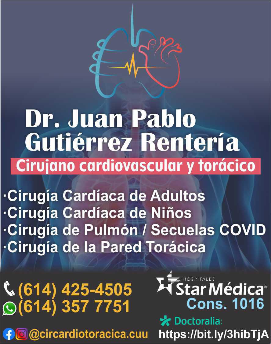 Dr. Juan Pablo Gutiérrez Rentería Dr. Juan Pablo Gutiérrez Rentería