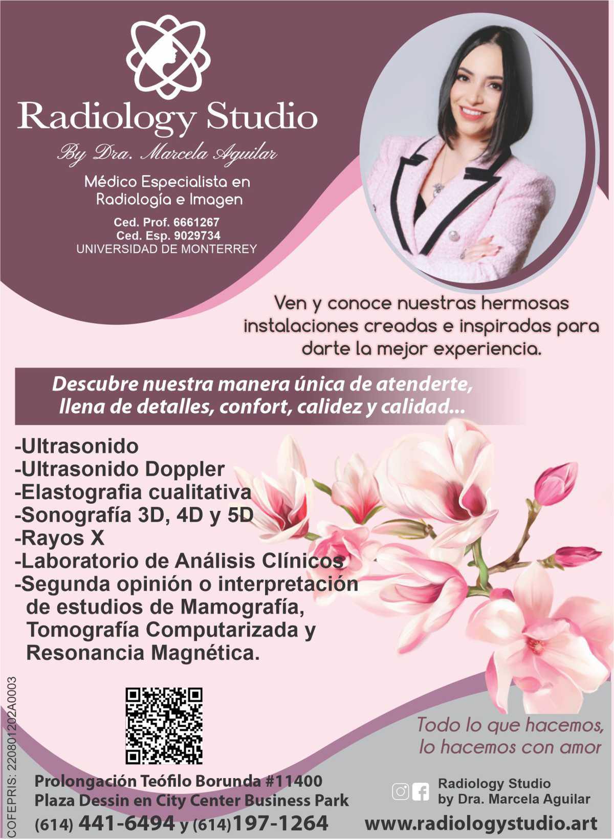 RADIOLOGY STUDIO Dra. Marcela Aguilar