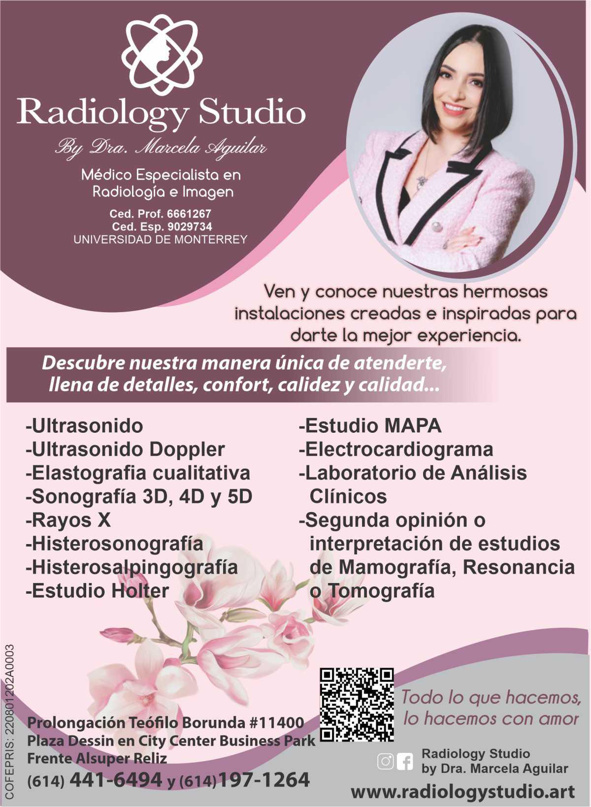 RADIOLOGY STUDIO Dra. Marcela Aguilar