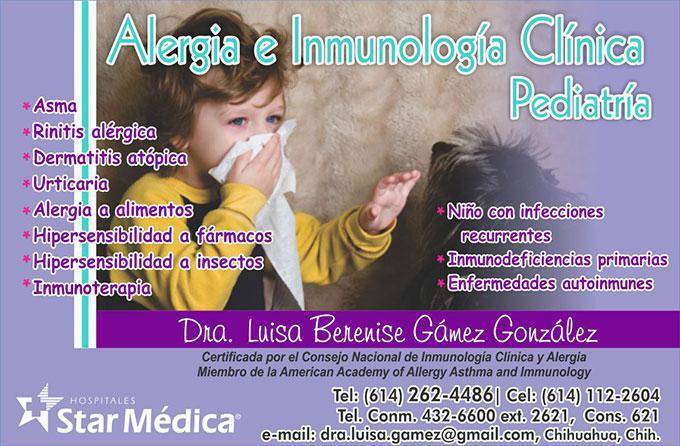 Dra. Luisa Berenise Gámez González Dra. Luisa Berenise Gámez González