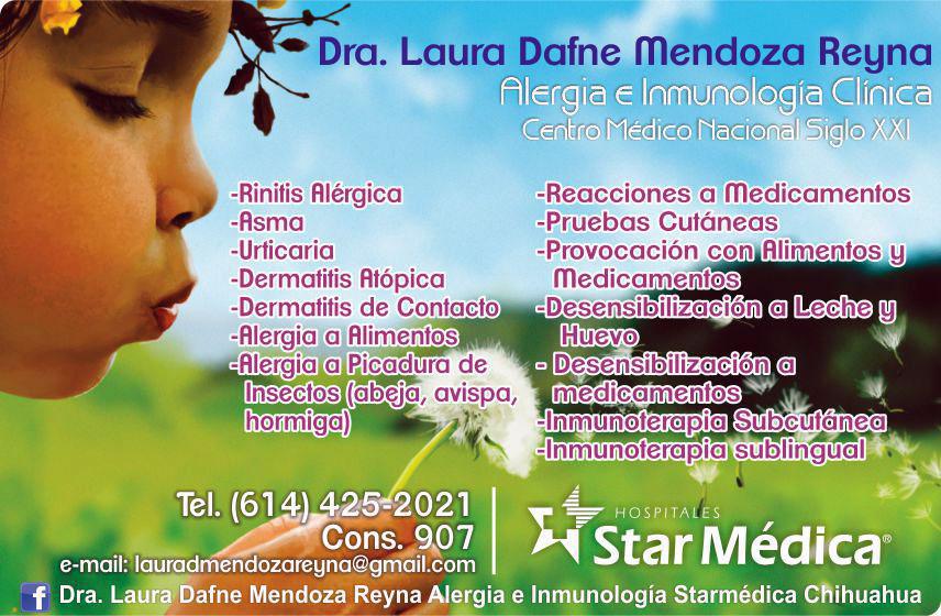 Dra. Laura Dafne Mendoza Reyna Dra. Laura Dafne Mendoza Reyna