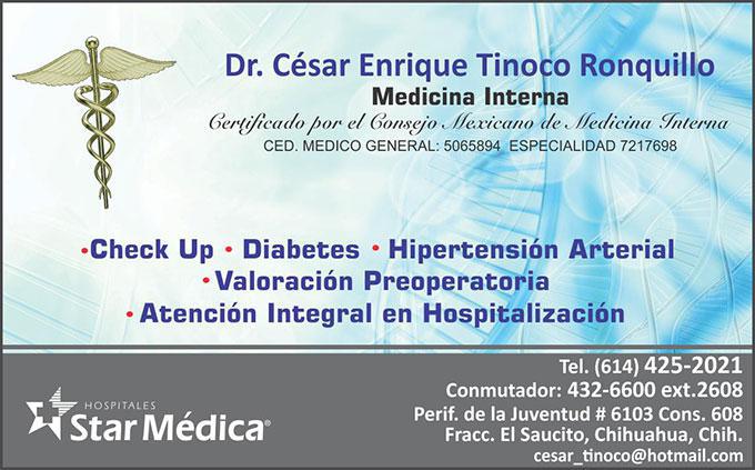 Dr. César Enrique Tinoco Ronquillo