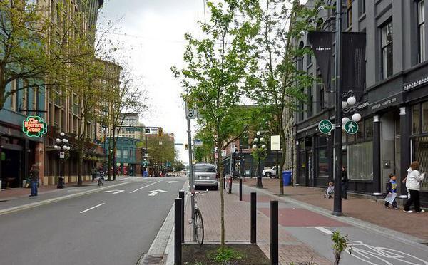 Grade Separated Bicycle Lanes