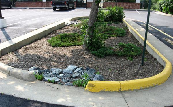 Recessed Planter Beds