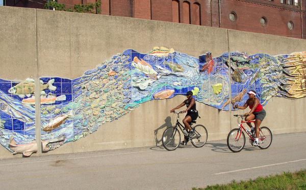 Floodwall Murals