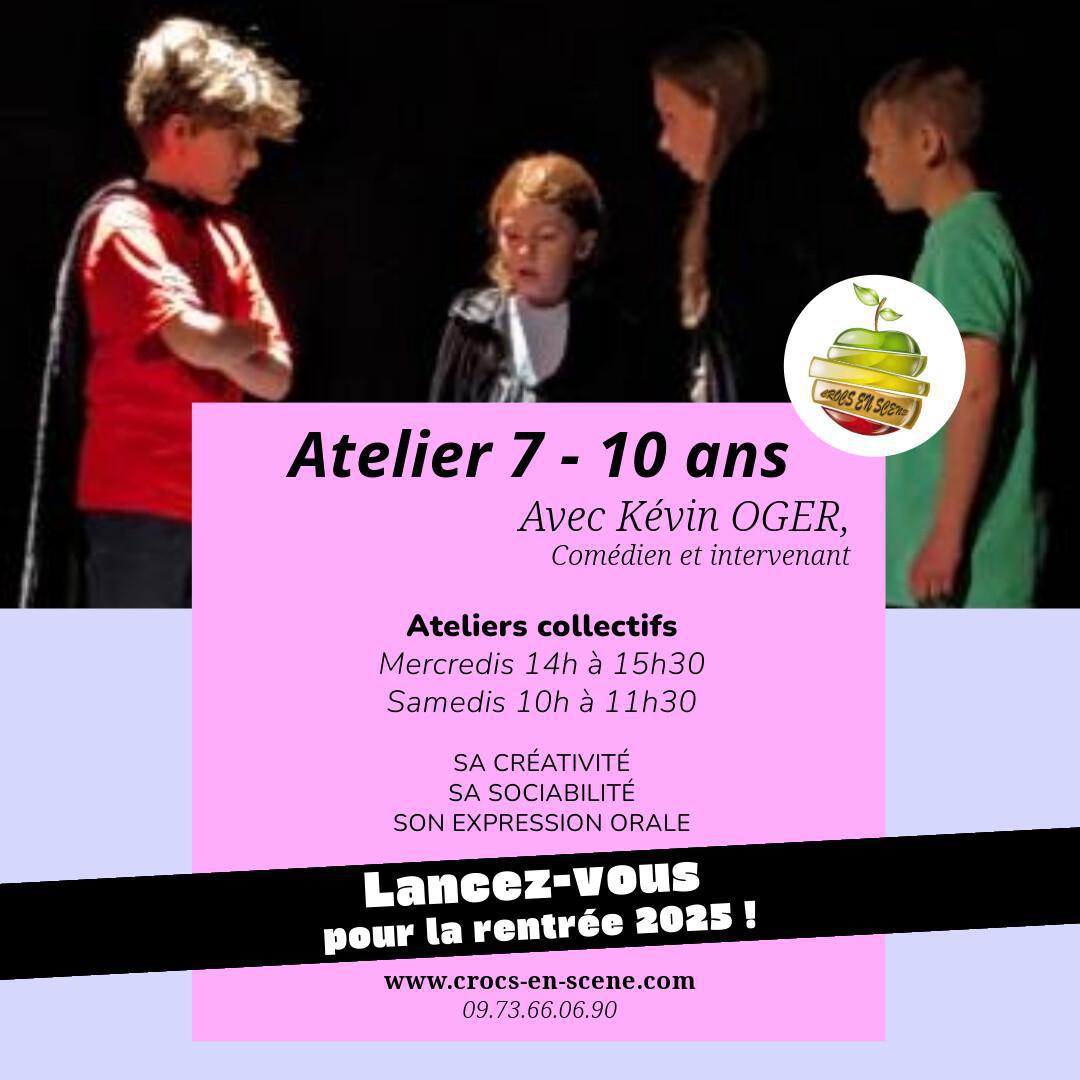 Théâtre 15/18 ans - Mercredi 17h30/19h30