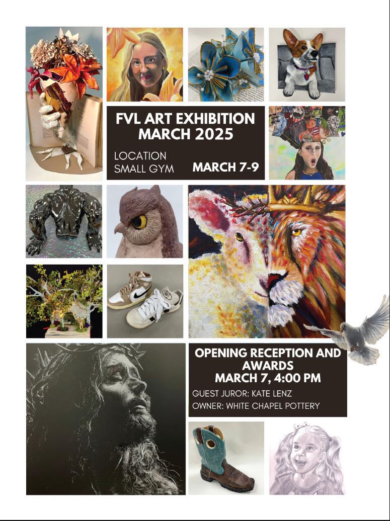 Student Art Exhibition at FVL March 7-9