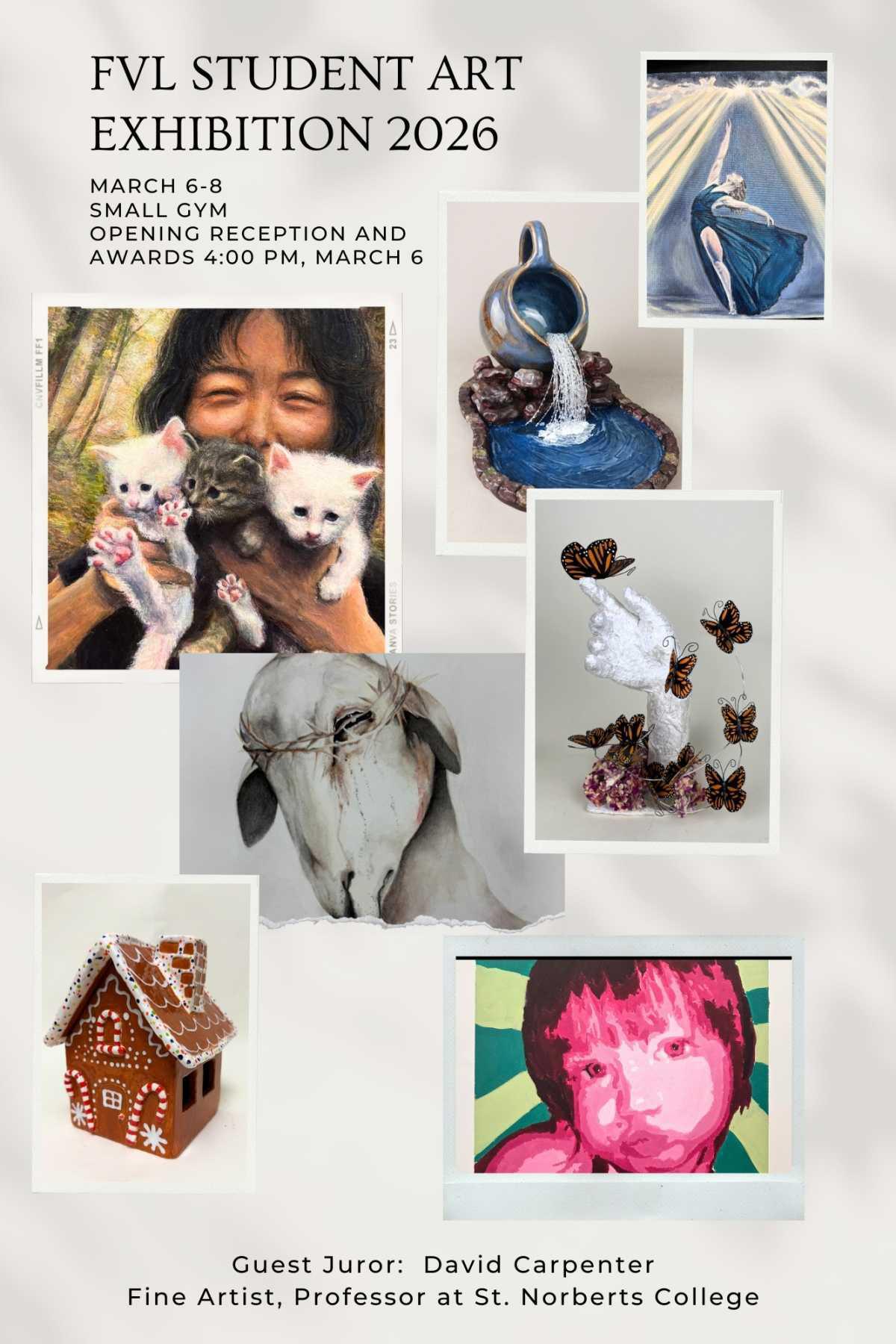 Student Art Exhibition at FVL March 6-8