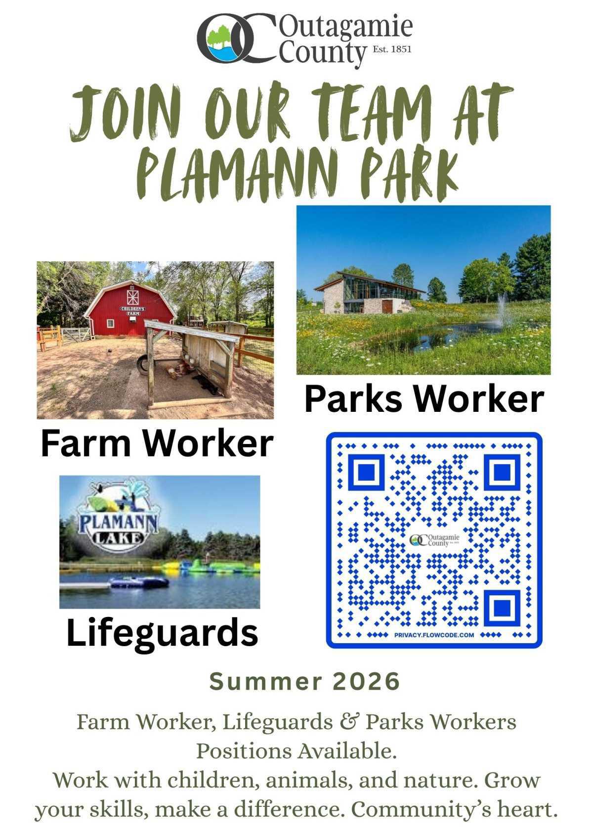Summer Work - Outagamie Parks