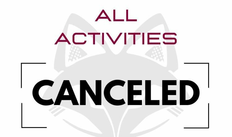 All Activities Canceled due to Weather | Thursday, December 19