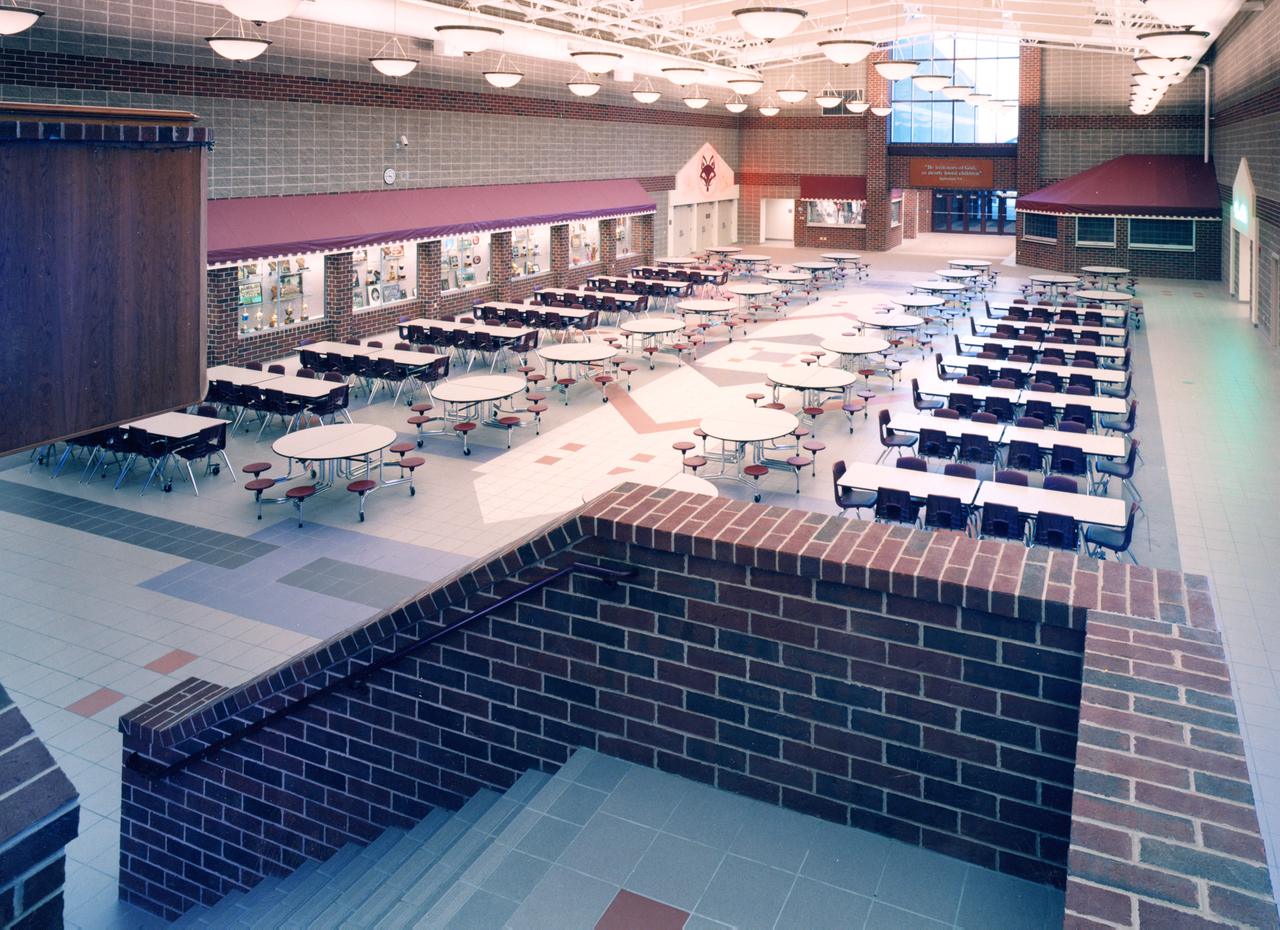 Commons (cafeteria) from above