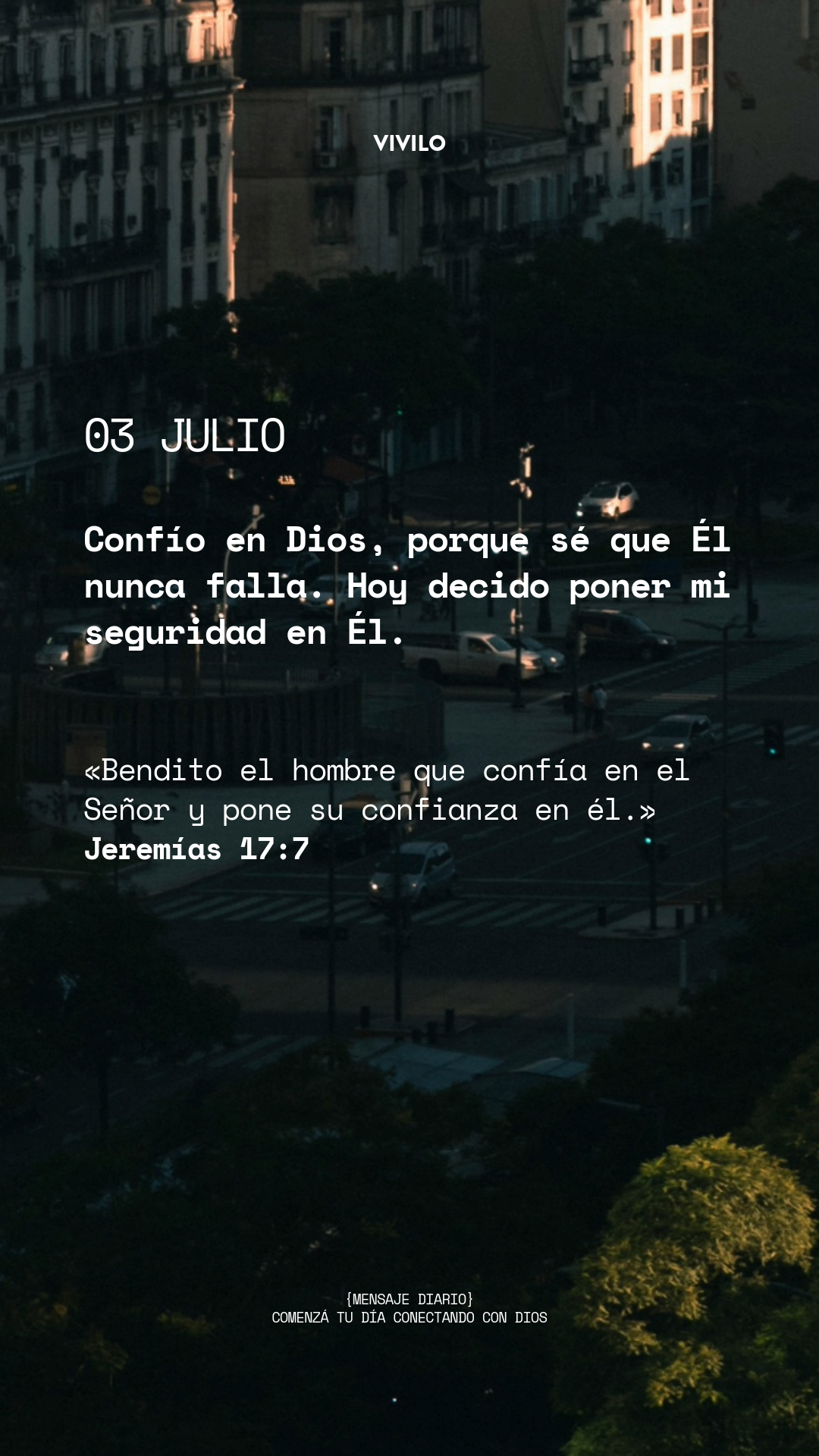 Mensaje diario JULIO-3-mayo