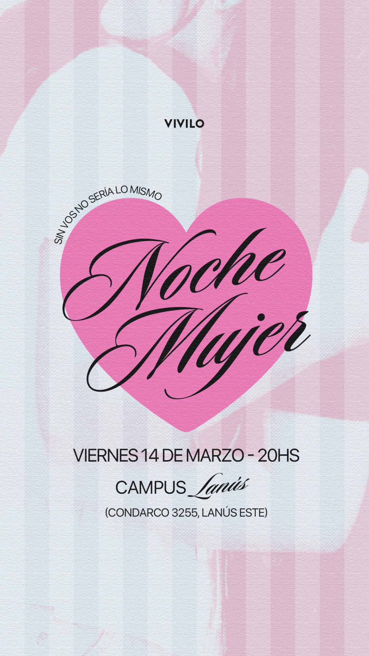 PUB NOCHE MUJER --- LANUS