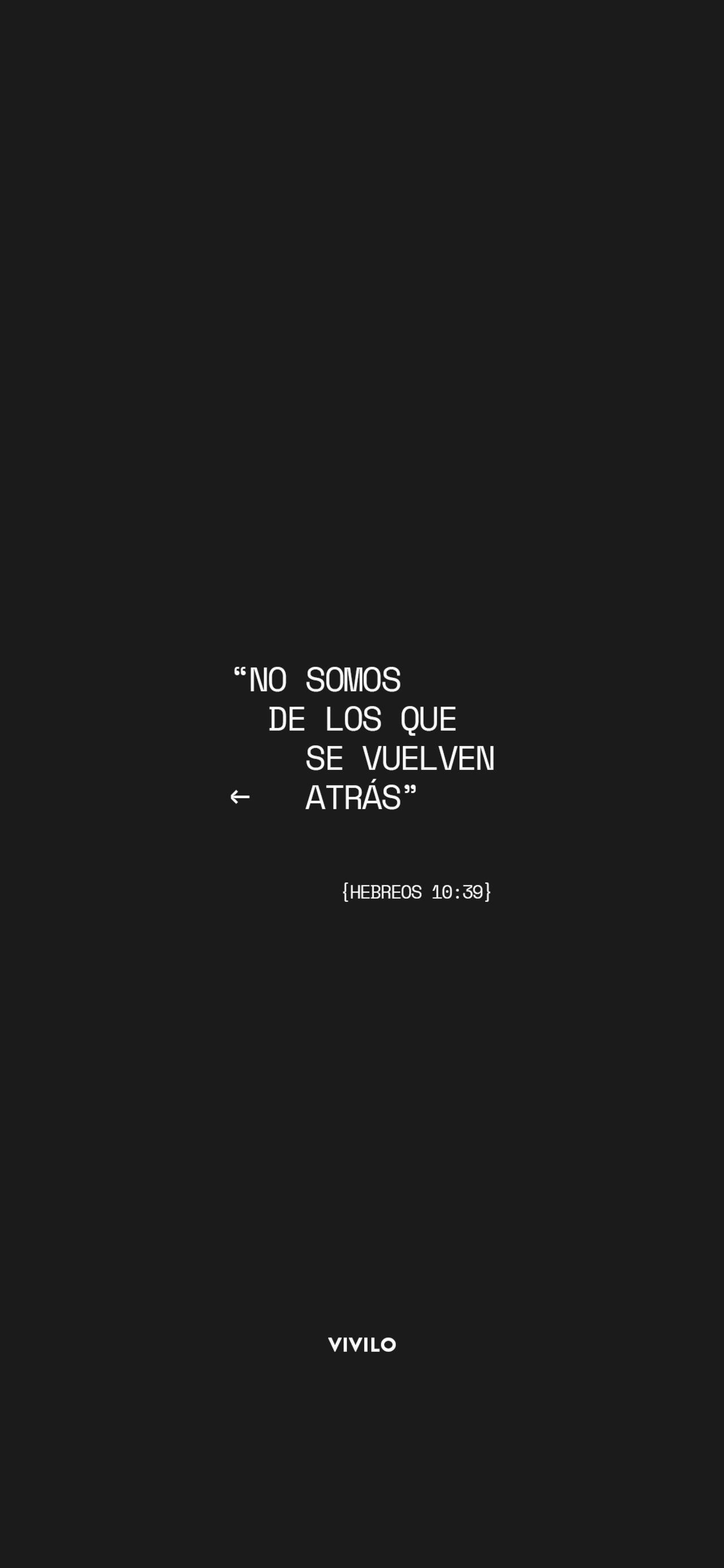 NO VOLVER ATRAS 1