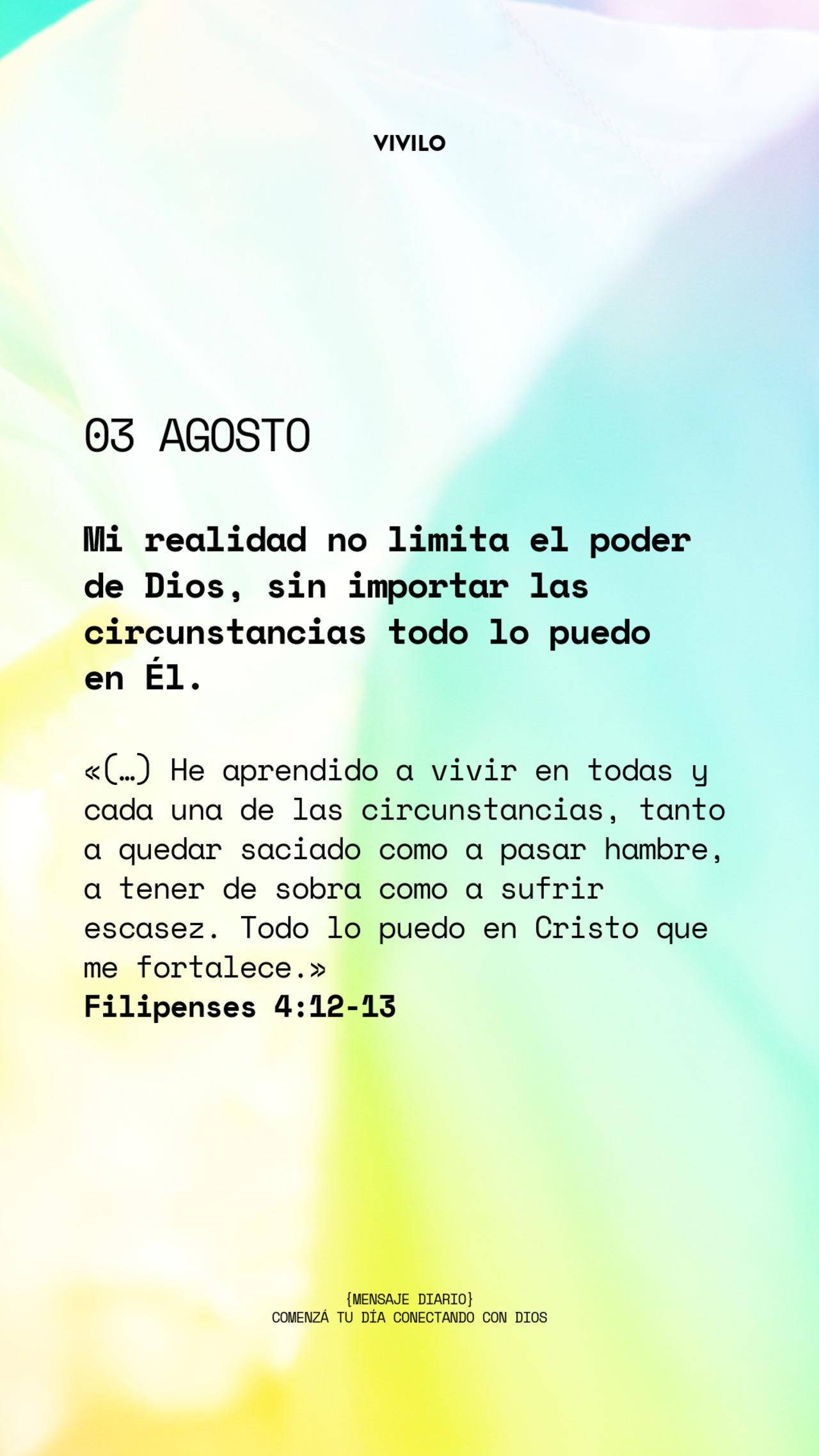 Mensaje diario AGOSTO-3-agosto