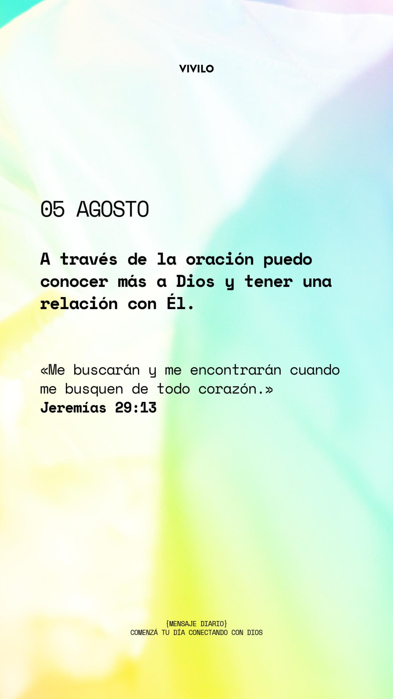 Mensaje diario AGOSTO-5-agosto