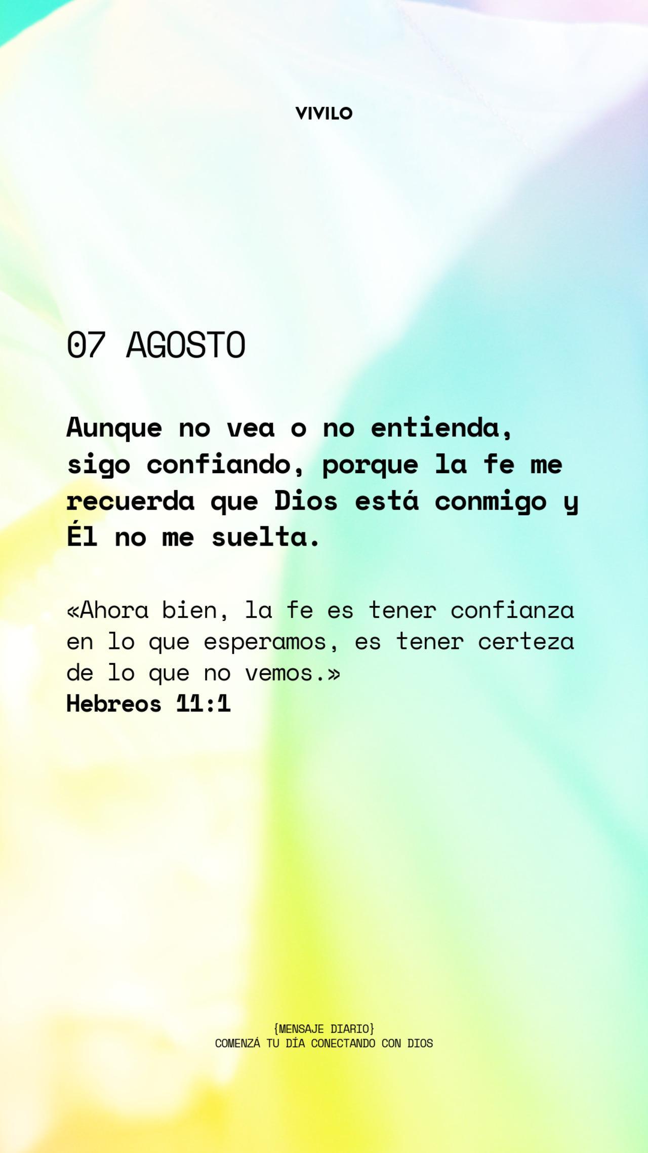 Mensaje diario AGOSTO-7-agosto