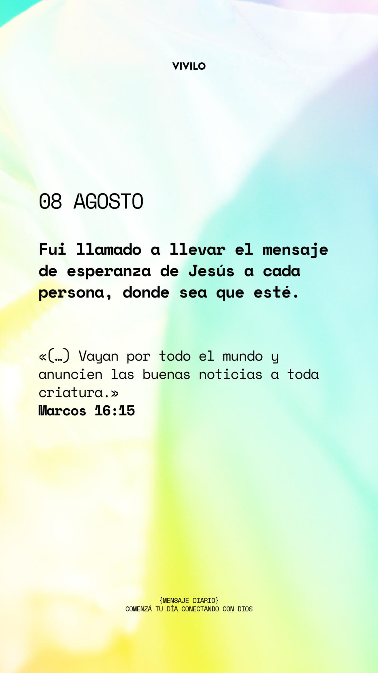 Mensaje diario AGOSTO-8-agosto