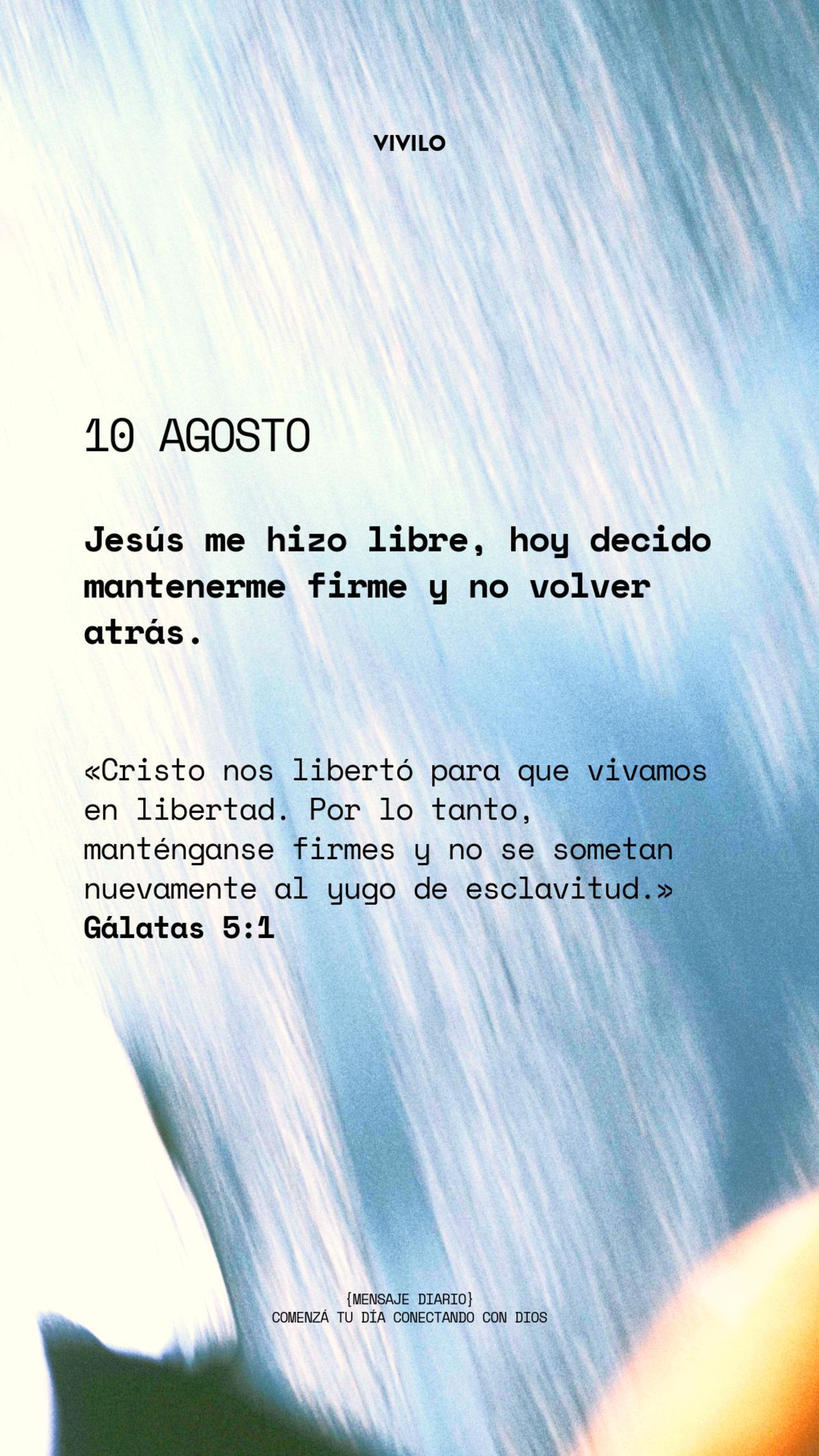 Mensaje diario AGOSTO-10-agosto