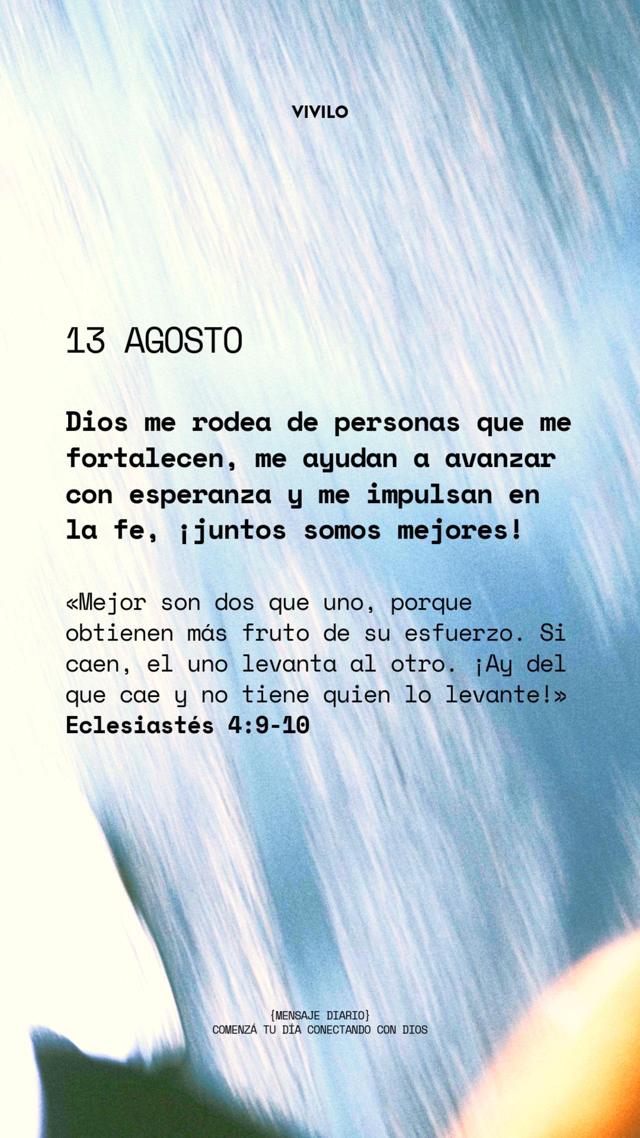 Mensaje diario AGOSTO-13-agosto