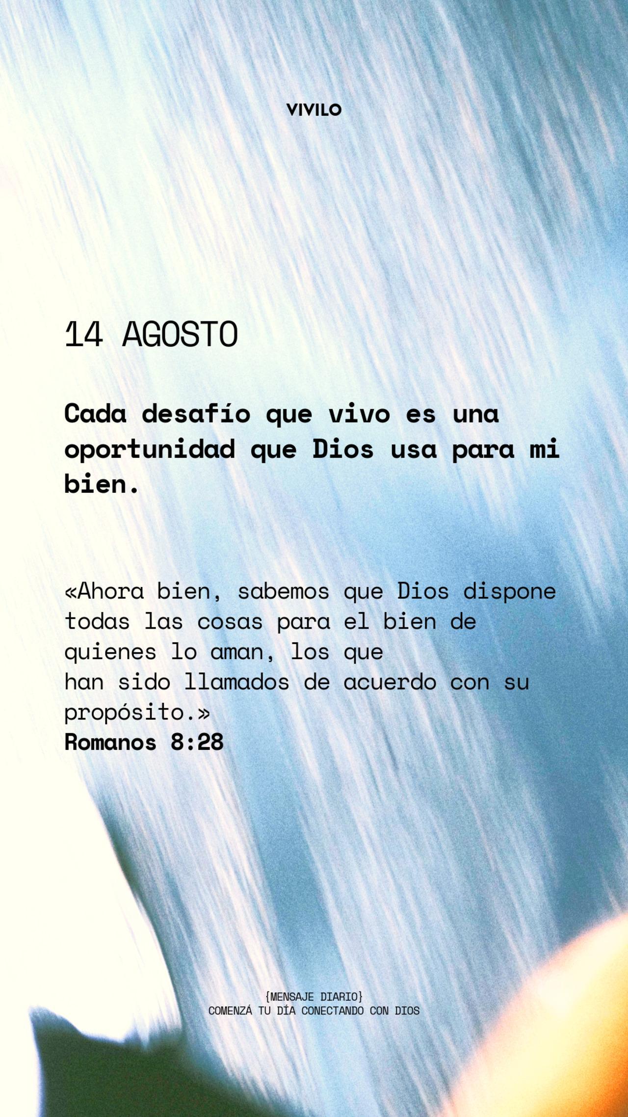 Mensaje diario AGOSTO-14-agosto