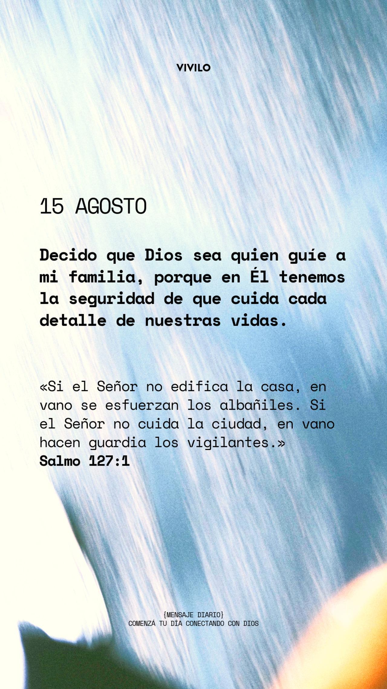 Mensaje diario AGOSTO-15-agosto