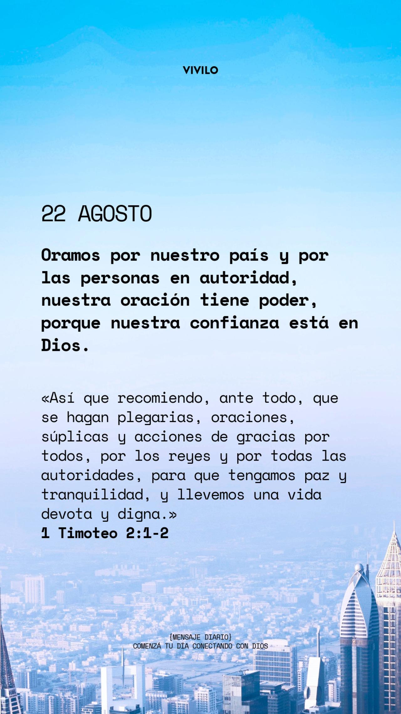 Mensaje diario AGOSTO-22-agosto
