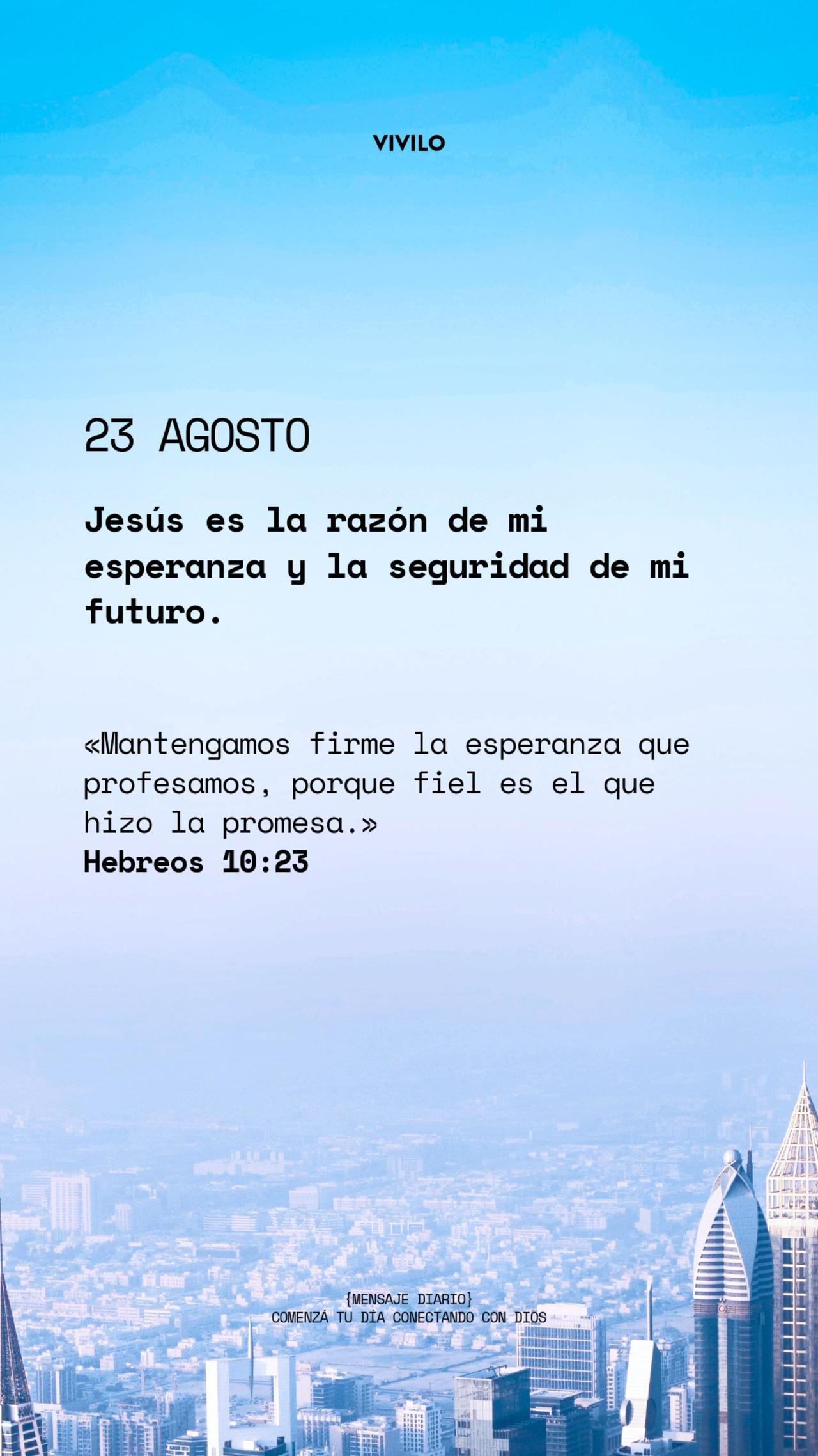 Mensaje diario AGOSTO-23-agosto
