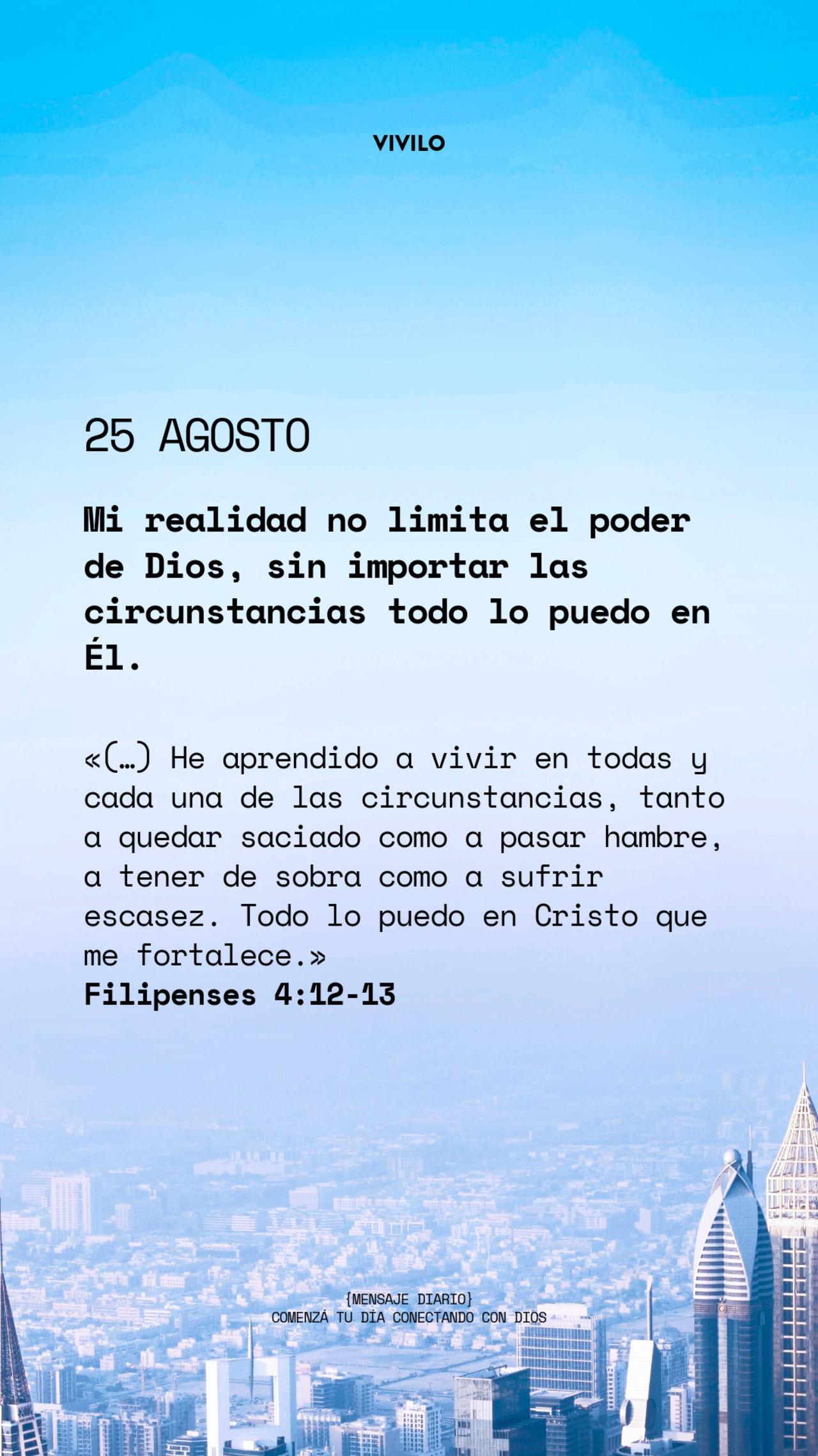 Mensaje diario AGOSTO-25-agosto